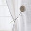 2 Pcs Vintage Magnetic Curtain Tieback, Round Curtain Drapery Holdback Retro Win Carousel 5