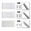 200 Pieces Pre-sterilized Individually Wrapped Tattoo Needles Nozzle Tip Set Carousel 2