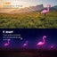 Led Solar Garden Light Flamingo Owl Lawn Lamp, Waterproof Solar Led Outdoor Ligh Carousel 4