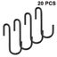 20 Pack Heavy Duty S Hooks Pan Pot Holder Rack Hooks Hanging Hangers S Shaped Ho Carousel 1