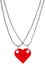 2 Pieces Matching Pendant Necklace, Necklaces Jewellery Gift Carousel 1