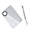Makeup Palette, Upgrad Stainless Steel Metal Mixing Palette With Spatula Artist Carousel 3