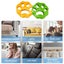 2 Pcs Pet Sticky Sponge Wipe Silicone Pet Hair Sucker Electrostatic Clothes Stic Carousel 3