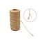 100m Jute Cord Twine 1mm Craft Cord Garden Cord For Craft Gardening Carousel 1