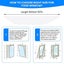 Portable Air Conditioner Universal Window Seal Kit Hot Air Stop Air Exchange Gua Carousel 12