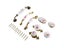 Vintage Ceramic Color Cabinet Knobs And Handles China Flower Furniture Hardware Carousel 3