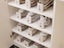 4Pcs Adjustable Shoe Slots Organizer Shoe Stacker Shoe Storage Rack Space Saver Carousel 6