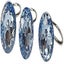Set Of 12 Rhinestone Decoration Stainless Steel Ring Shower Curtain Hook Multi C Carousel 3