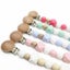 Pacifier Clips Compatible With Boys - Silicone Teething Beads Paci Clip Baby Bi Carousel 4