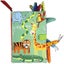 Jungle And Farm Tail Baby Early Education Toy, Activity Crinkle Cloth Book For T Carousel 3