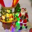 Christmas Glowing Music Snow House Hot Air Balloon Christmas Gift Ornament Chris Carousel 5