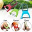 All Purpose Design Vegetable Potato Peelers 3-pack Carrot Noodle Peeler Carousel 4