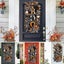 Halloween Door Wreaths For Front Door Decor, Ribbon Wreath Artificial Door Wreat Carousel 3