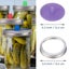 Bran Silicone Jar Lid, Waterless Airlock Proofing Lid For Wide Neck Jars, Food Q Carousel 5