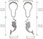 Mermaid Shower Curtain Hooks Rings - Silver Curtain Hangers, Decorative Hooks Fo Carousel 3
