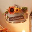 Halloween Decor Sunflower Iron Mesh Wooden Sign Simulation Garland Christmas Hom Carousel 5