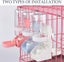 Rabbit Water Bottle, 17oz Hanging Water Fountain Automatic Dispenser No Leak Wat Carousel 3