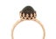 Victorian Inspired 14K Rose Gold 3.34ctw Cabochon Garnet Solitaire Etching Ring Carousel 2