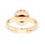 Victorian Inspired 14K Rose Gold 3.34ctw Cabochon Garnet Solitaire Etching Ring Carousel 5