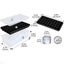 Bran Ice Cube Tray With Lid And Bin|44 Silicone Ice Tray| Flexible Safe Ice Cube Carousel 2