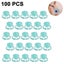 Bran 100 Pcs Lash Glue Holder Glue Ring Cups Lash Extension Volume Lashes Quick Carousel 1