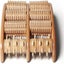 Bran Acupressure Foot Pain Relief Multi-roller - Wooden Dual Foot Roller - Relie Carousel 2