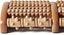 Bran Acupressure Foot Pain Relief Multi-roller - Wooden Dual Foot Roller - Relie Carousel 4