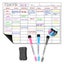 Bran Dry Erase Fridge Magnetic Calendar - White Board Magnetic Calendar For Refr Carousel 1
