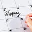Bran Dry Erase Fridge Magnetic Calendar - White Board Magnetic Calendar For Refr Carousel 4