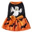 Dog Dress For Halloween Holiday Theme Ghost Bat Pattern Dog Skirt For Dogs Cats Carousel 1