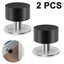 Bran 2 Pieces Self-adhesive Door Stoppers Robust Stainless Steel Rubber Stoppers Carousel 1