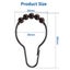 Bran 12pcs Shower Rings Shower Curtain Rings Stainless Steel Hanging Ring With S Carousel 5