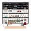 Bran Earring Stand Display Rack 3-tier Ear Stud Holder Jewelry Organizer Ear Stu Carousel 2