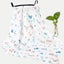 Class A Seersucker Washed Cotton, Newborn Baby Six-layer Gauze Bath Towel 110*10 Carousel 4