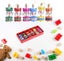6pcs / Set Vintage Horse Carousel Wooden Music Box Mini Christmas Tree Pendant C Carousel 3