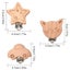 6 Stck Baby Clip Schnuller Clip Nuckelclip Metall Holz Schnullerclip Sugling Sch Carousel 2