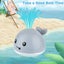 Baby Bath Toys, Whale Automatic Spray Water Bath Toy With Led Light, Induction S Carousel 2