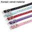 Cute, Dazzling, Shiny, Elegant Fancy Suede With 1 Row Of Shiny Rhinestone Crysta Carousel 4