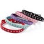 Cute, Dazzling, Shiny, Elegant Fancy Suede With 1 Row Of Shiny Rhinestone Crysta Carousel 5