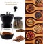 Manual Coffee Mill Grinder With Ceramic Burrs, With Stainless Steel Handle And S Carousel 2