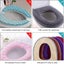 Bathroom Soft Thicker Warmer Toilet Seat Cover Pad Home Decoration Toilet Seat C Carousel 3