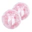 Large Body Powder Puff, Soft & Furry Puff With Ribbon Handle( Puff(2pcs/pink)) Carousel 1