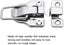 Set Of 8 Toggle Latches Metal Lever Closure Toggle Clasp Latch Spring Box Chest Carousel 2