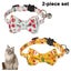 2 Pack/set Christmas Cat Collar Breakaway With Cute Bow Tie And Bell For Adjusta Carousel 2