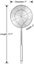 Solid Stainless Steel Spider Strainer Skimmer Ladle, Kitchen Utensils Wire Strai Carousel 2