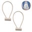 2 Pcs Magnetic Curtain Tieback Curtain Clips Rope Backward Curtain Holders Buckl Carousel 3