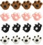 Push Pins For Cork Boards, 25pcs Paw Print Thumb Tacks W/storage Box, Decorative Carousel 2