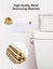 Toilet Paper Holder, Brushed Gold Sus304 Stainless Steel Wall Mount Toilet Roll Carousel 3