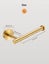 Toilet Paper Holder, Brushed Gold Sus304 Stainless Steel Wall Mount Toilet Roll Carousel 4