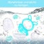 Fruit Teat Baby & Toddler, Silicone Pacifier Teether From 3 Months, Fruit Teat B Carousel 3